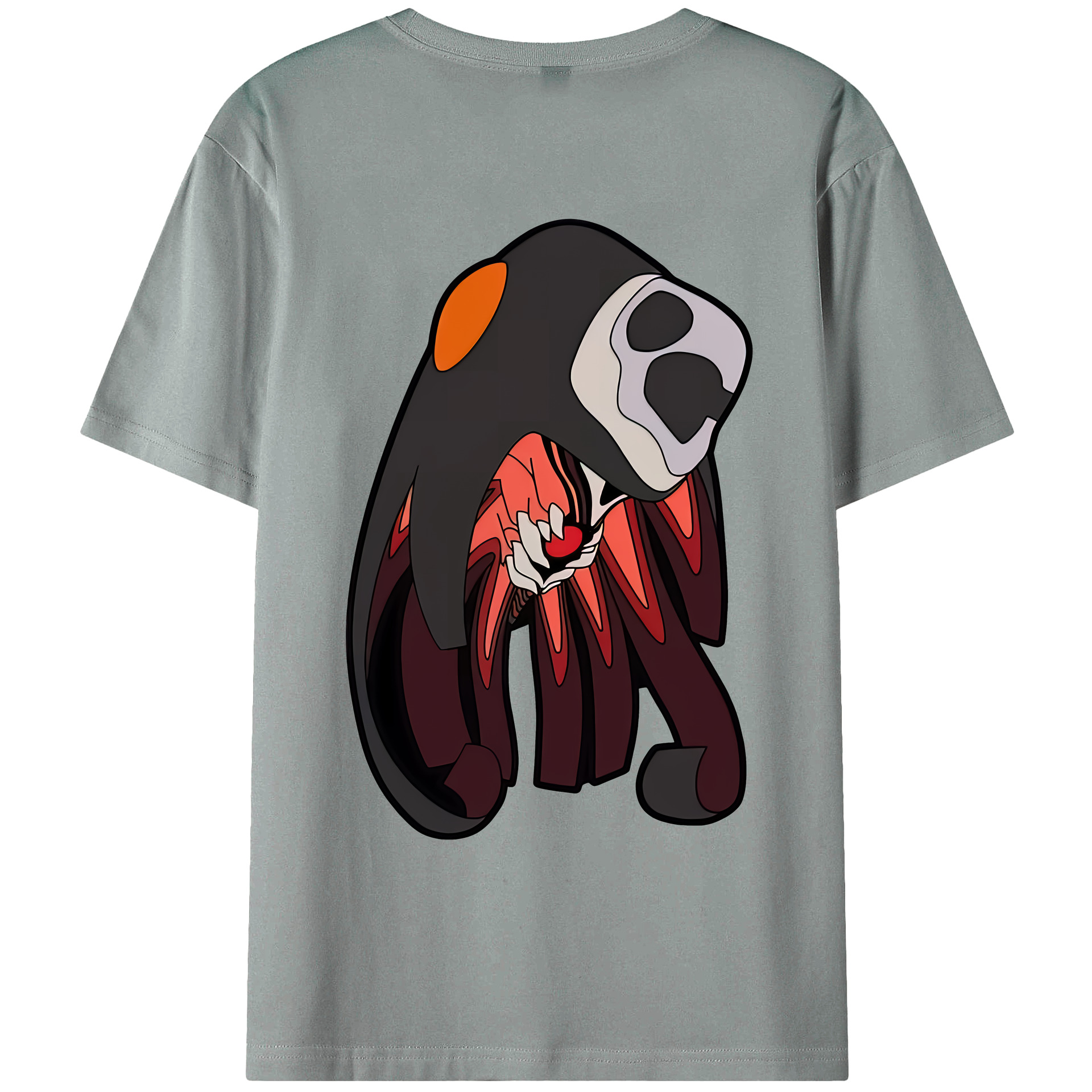 （画像用） EVA 新世紀エヴァンゲリオン 綿100％ メンズ半袖Tシャツ（バックプリント） 通気性
